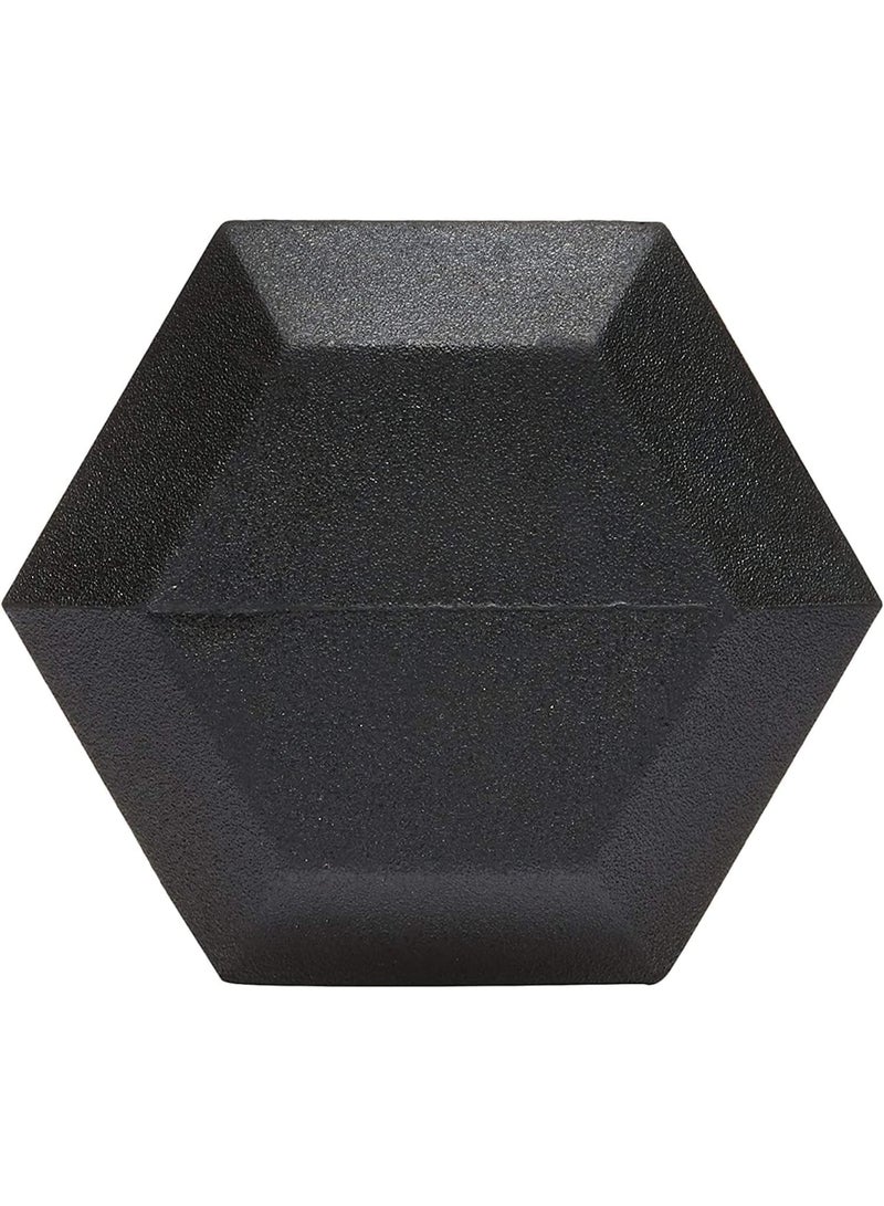 Hex Dumbell Set, 5kg x 2 - Black - Image 3